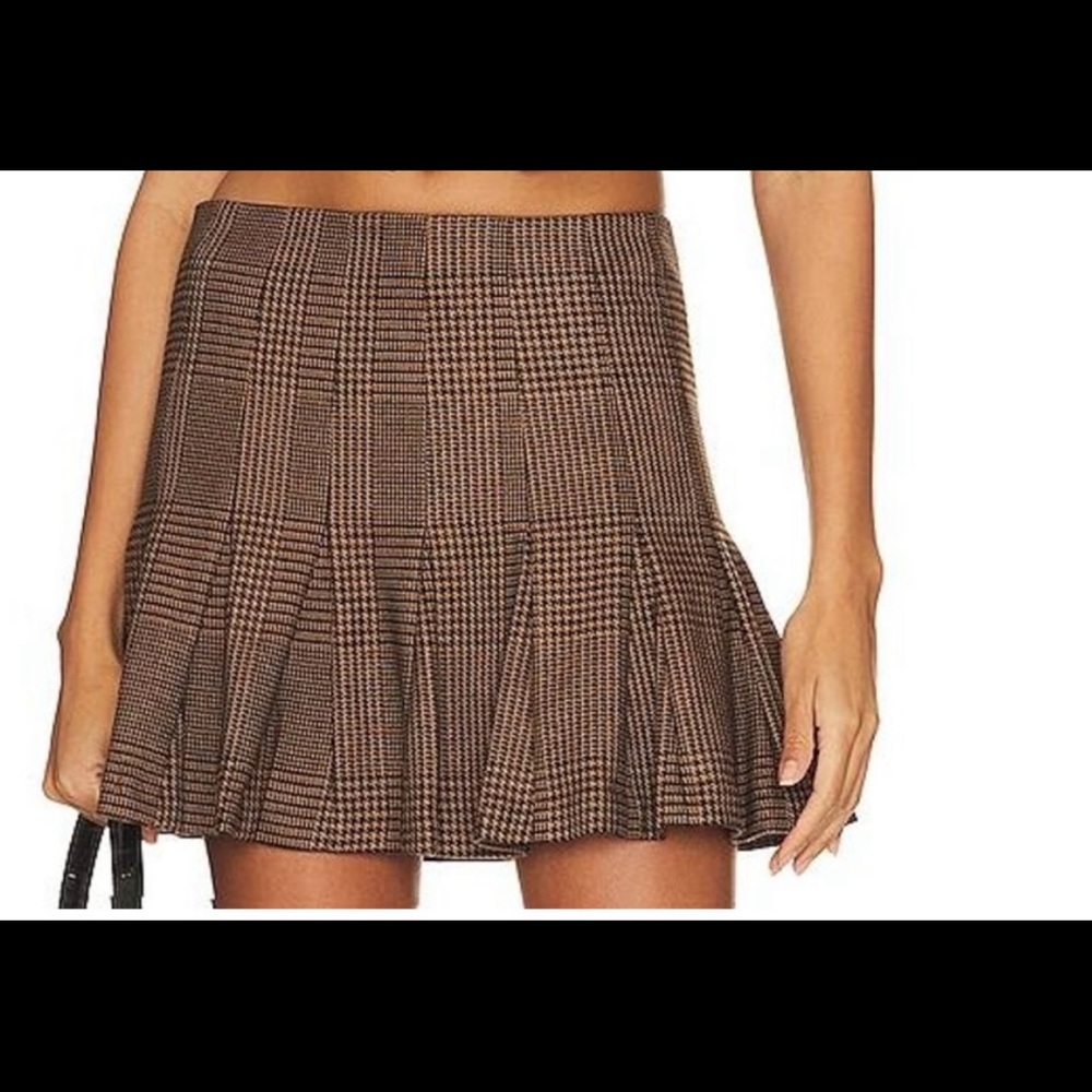 Alice +Olivia Classics Plaid Mini skirt